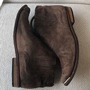 Charles David western suede shoe boot SZ 7